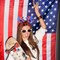 4th of July Headband - Red White Blue American Flag Headbands - Glitter Stars Patriotic Headband for 4th of July Outfits for Women - Fourth of July Decorations Cosplay Party